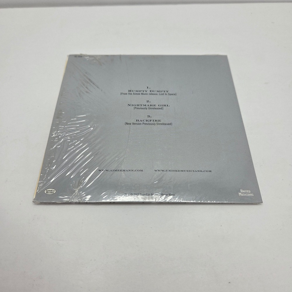 Aimee Mann Humpty Dumpty CD Single 2002 SuperEgo SE-008 Rare 3 Song Bonus Disc - Picture 4 of 4